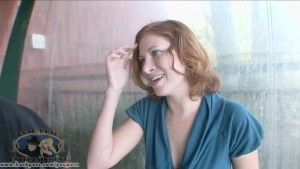 Wife Ginger takes a monster cock in her pussy