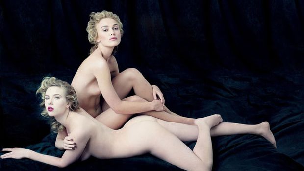Keira Knightley and Scarlett Johansson