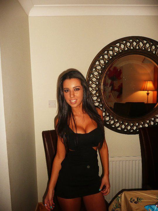 big tits in a tight dress