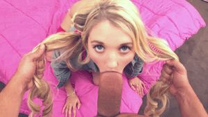 She calls them pigtails, I call them hair handles