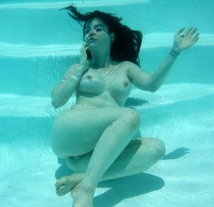 Girls and sports - water and underwater sports