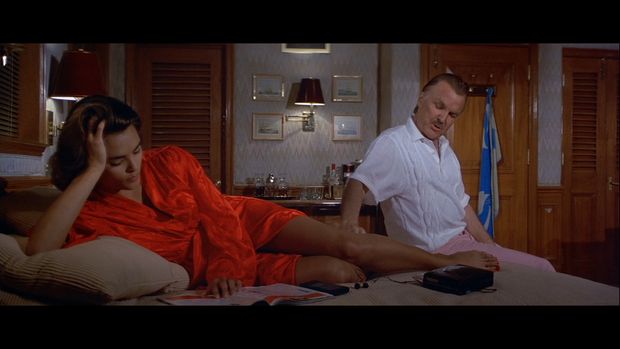 Waiting in bed for her lover in her nightgown and NOTHING else!
