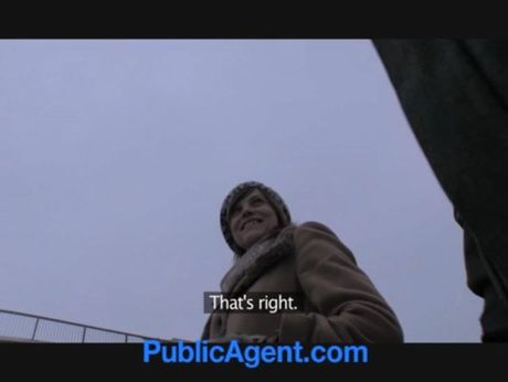 Publicagent convinces a pregnant girl to have sex with him, then leaves