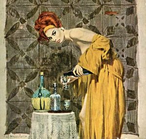 Don't let a lady drink alone - Robert McGinnis