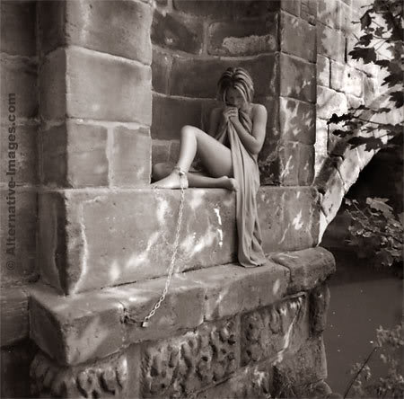 chained