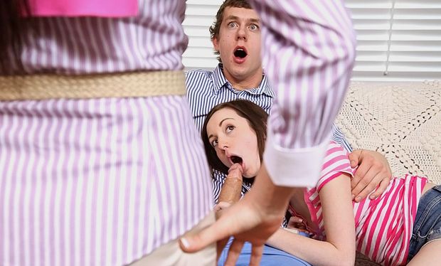 Victoria went home with her boyfriend during their school lunch break for a mid day bang