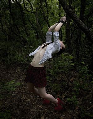 Outdoor Bondage Cutie