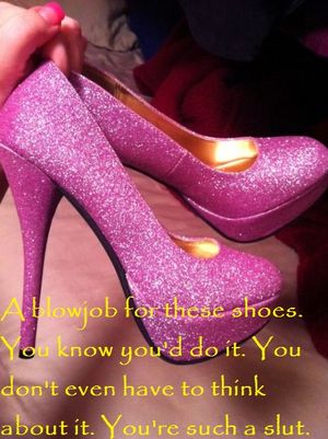 sweet-sissy-natalie: this shoes are so hot… guess I maybe do a blowjob to get them but only if it was a handsome guy or girl *giggle* The post sweet-sissy-natalie: this shoes are so hot… guess I maybe do a&#8230; appeared first on Femdom Fetish - BDSM.