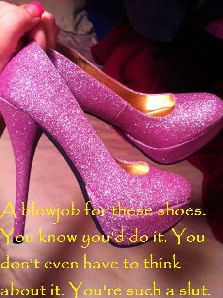 sweet-sissy-natalie:

this shoes are so hot… guess I maybe do a blowjob to get them but only if it was a handsome guy or girl *giggle*
The post sweet-sissy-natalie: this shoes are so hot… guess I maybe do a&#8230; appeared first on Femdom Fetish - BDSM.