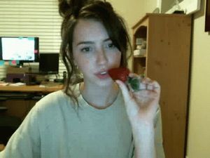 Bree on strawberry