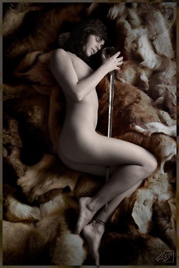 Sleeping on the furs