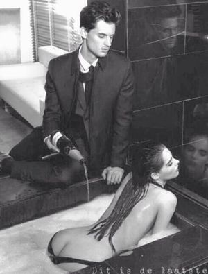 Champagne Bath for my Pet