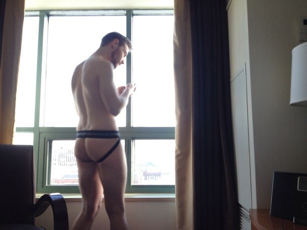 Candid pic my bf took of me in our hotel room the other weekend