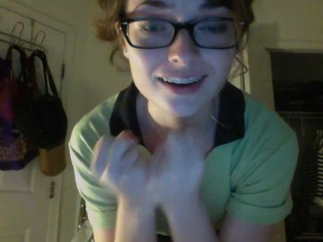 Waitress strip after work