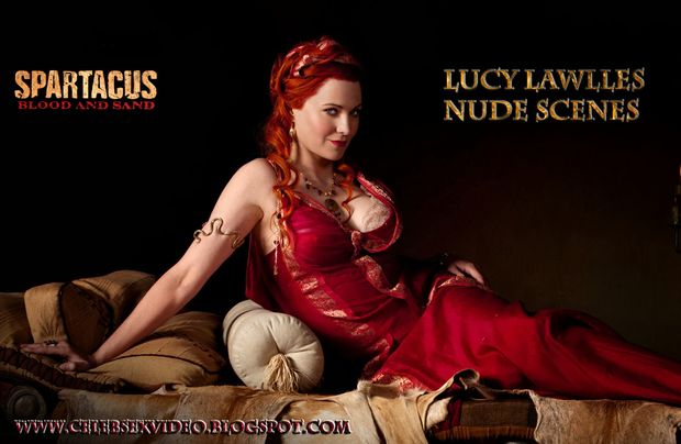 Lucy Lawless all nude scenes compilation - Spartacus