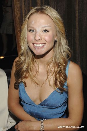 Celeb facial cumshots