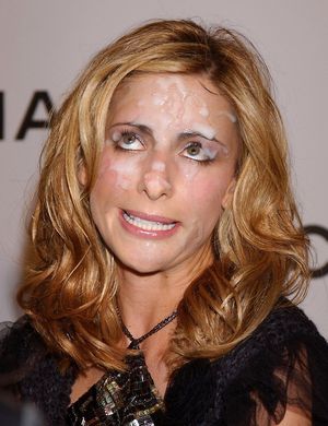 Celeb facial cumshots