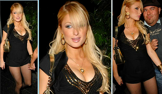 Sexy Paris cleavage