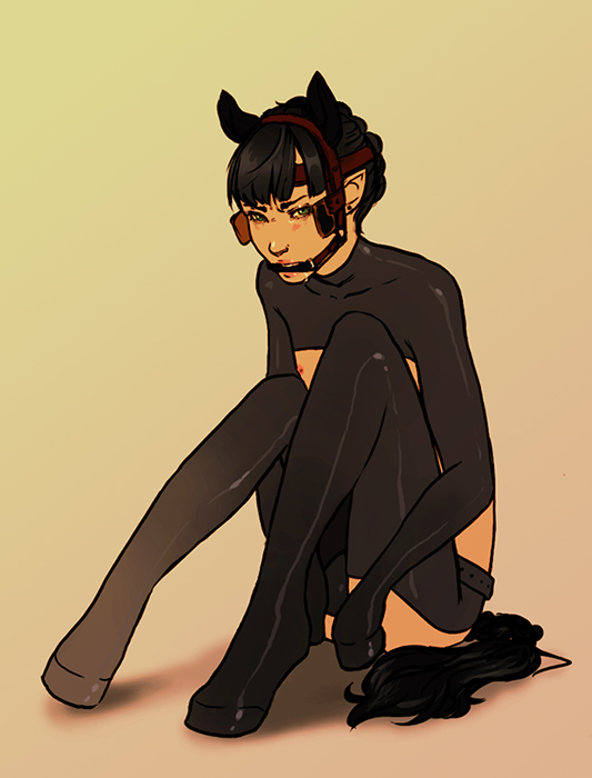 exhausted