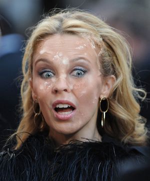 Celeb facial cumshots