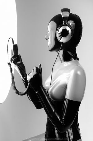 lost in a world of her own