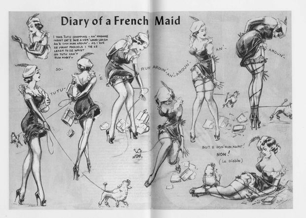 Diary of a French Maid  by  John Willie