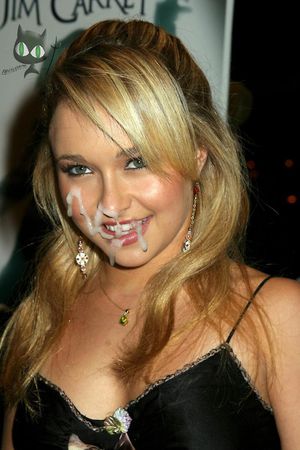 Celeb facial cumshots
