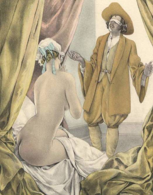 Pardon me, mademoiselle, I seem to have stumbled into your bedroom quite accidentally.