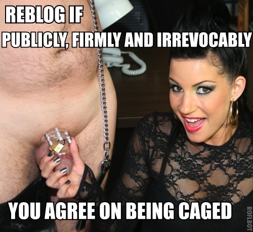 chaste4herbyher:

spotkb:

I mean…DO I HAVE A CHOICE ????

OF COURSE!!!!
The post chaste4herbyher: spotkb: I mean…DO I HAVE A&#8230; appeared first on Femdom Fetish - BDSM.