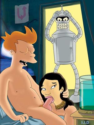 fry and Lucy Liu