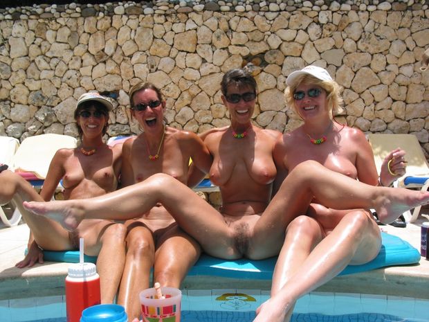 I see mom and her friends have been hitting the bottles of tequila again!
