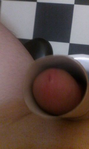 Attempt at the ShowYourTinyDick - Toilet Paper Roll Test