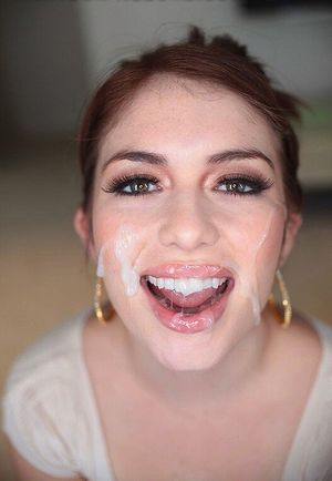 Cum on her