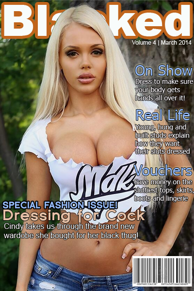 Issue 4, Blacked Magazine - The Magazine for young black cock sluts