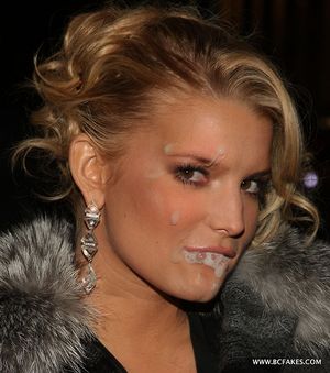 Celeb facial cumshots