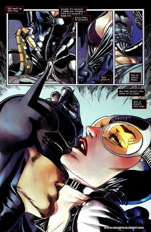 Batman doin' it with Catwoman.