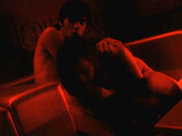 Hundreds of nubile girls making in the back room at this club, it's black and no one can see what they're doing. There's been handjobs there, snatches fingered and meatballs felt up, but those 2 sexually sexually excited teens take it even further. Soon,