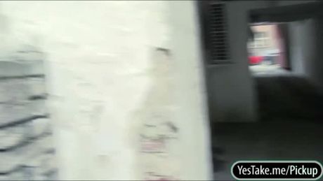 Sweet euro bombshell Emily sucks and rides a strangers cock in the woods to earn some extra money from him