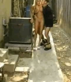 So anxious to get inside her, he forgets you can't walk with your pants around your ankles.