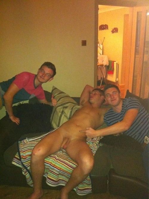 Passed out on the couch