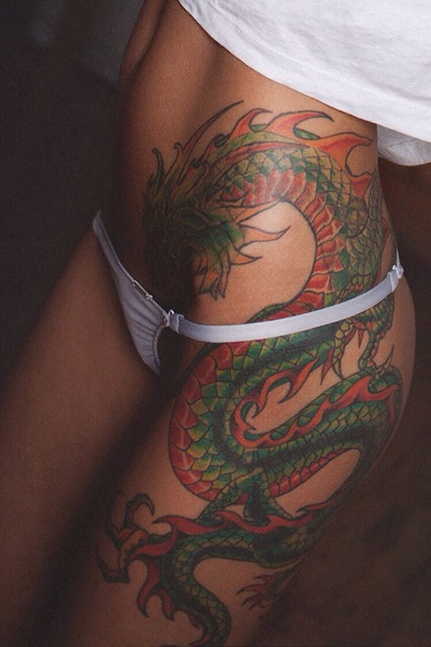Panties and tattoos
