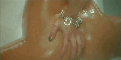 Eva Roberts oiled up and humping a chair arm