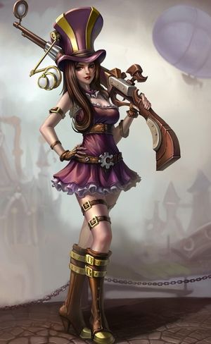 Caitlyn, League of Legends, Steampunk Babe