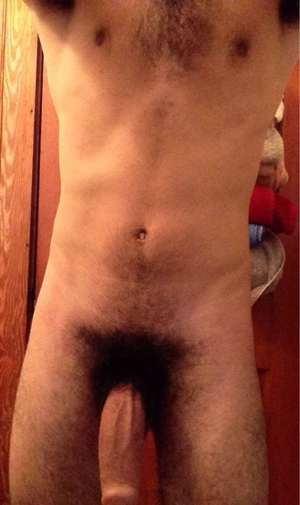 Feeling good after a nice hot shower