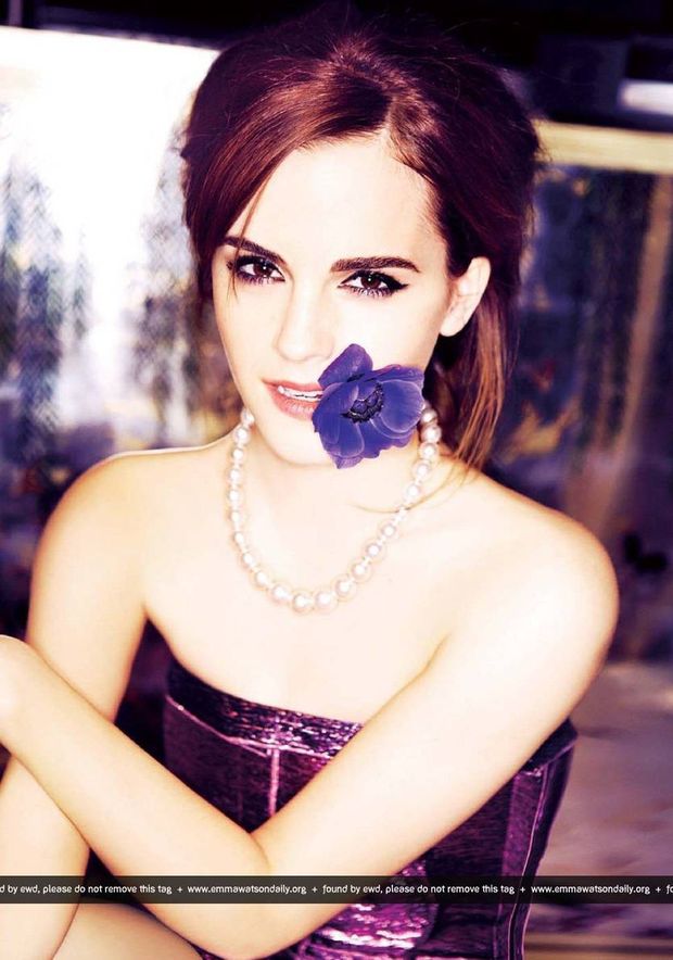 Emma Watson, Doesn't Think of Herself a Sex Symbol...RIGHT...