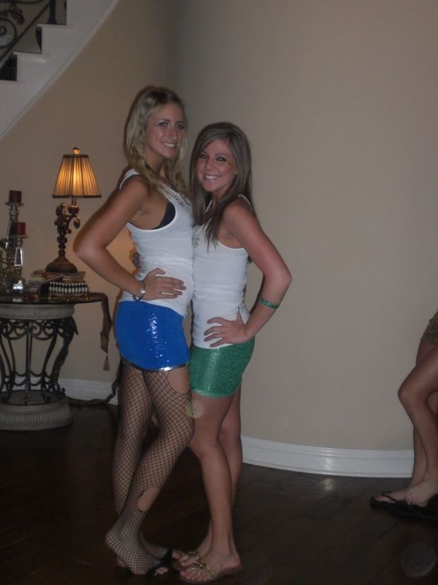 slutty college girls at a party
