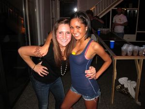 slutty college girls at a party