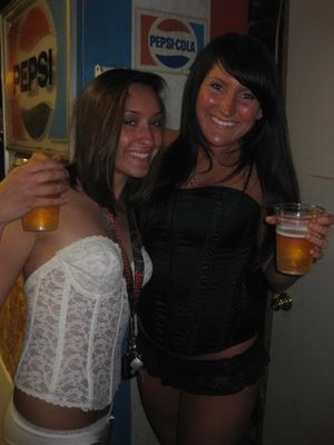 sluts at a lingerie party