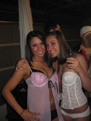 sluts at a lingerie party