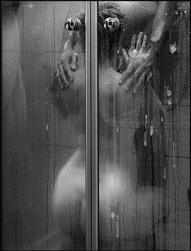 in the shower